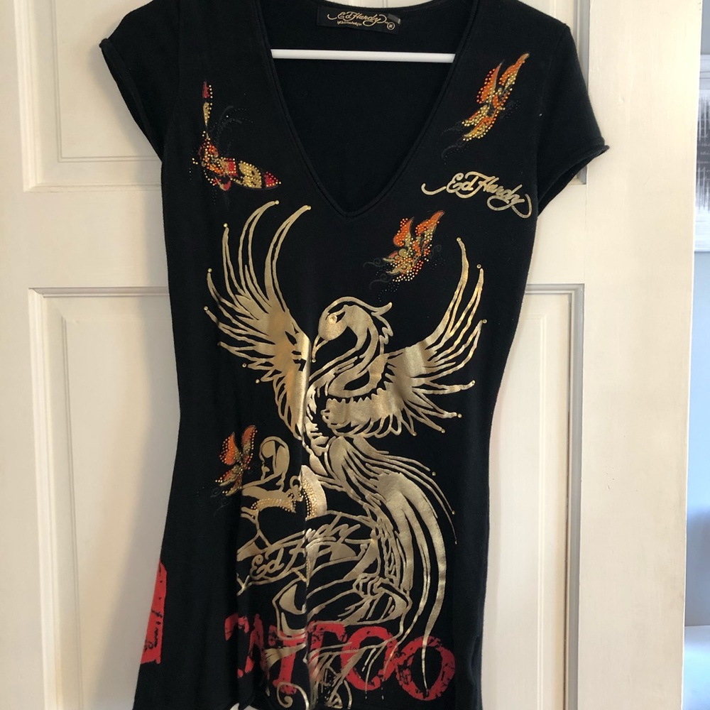 Fun Ed Hardy V-neck